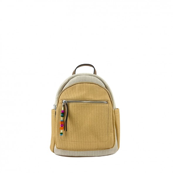 Bolso Mochila Rafia